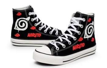 

Anime Naruto Canvas Shoes Uzumaki Naruto Cosplay Shoes Canvas Shoes Black Peep Toe Boots Custom Made Halloween Carnival Cosplay