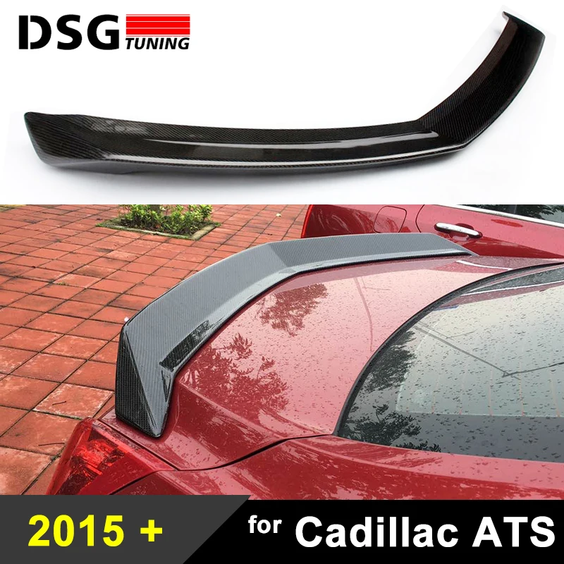 

Carbon Fiber spoiler Rear Deck Spoiler RearWing for Cadillac ATS 4Door 2015+
