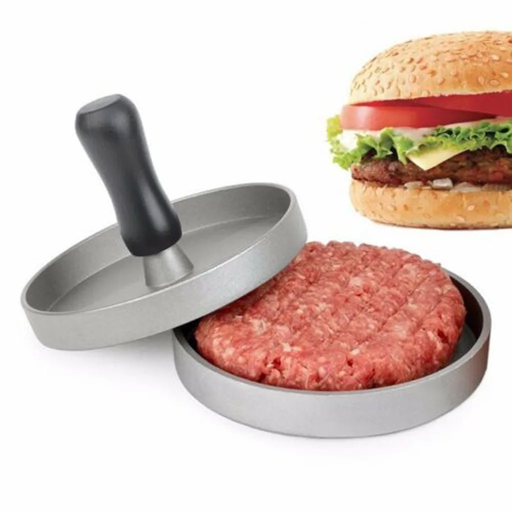 

1PC Heavy Aluminum Alloy Hamburger Press Mold Hamburger Press Burger Meat Beef Grill Patty Maker Mould Kitchen BBQ Tool