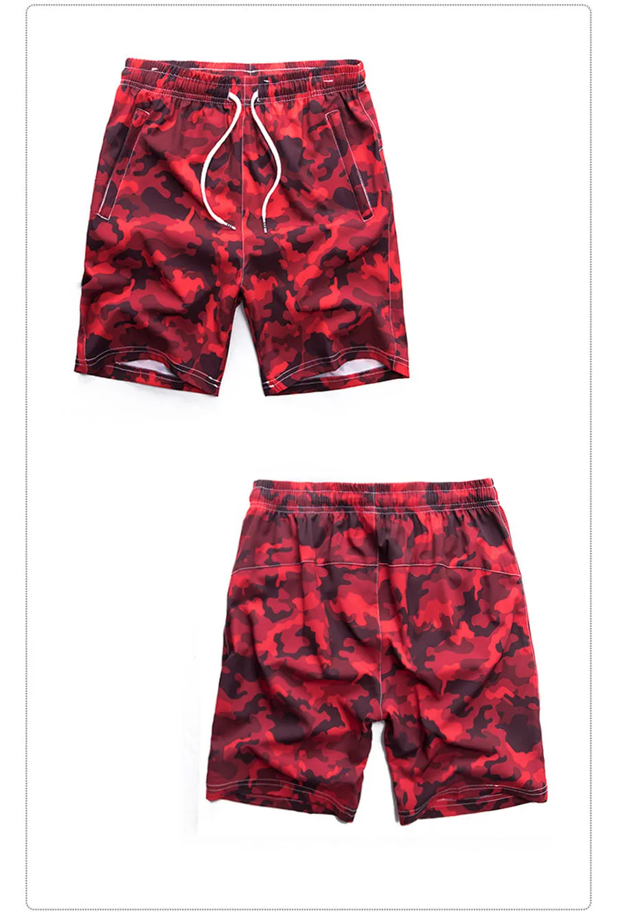 Новые 8XL шорты мужские летние быстросохнущие пляжные шорты мужские камуфляжные Модные дышащие брюки мужские спортивные штаны шорты