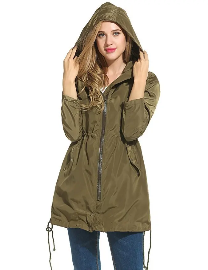2018 Spring Technical Jacket Windproof Raincoat coat Female Under ...