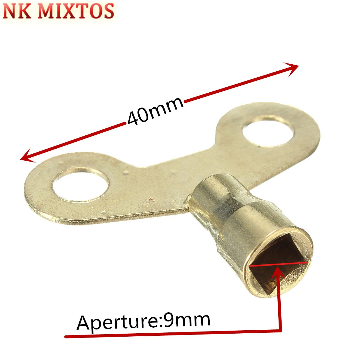 ключ для газового крана под квадрат 12 мм. сантехнический ключ для батарей. 030127. ключ для спускания воздуха радиаторов отопления. ключик для батареи.