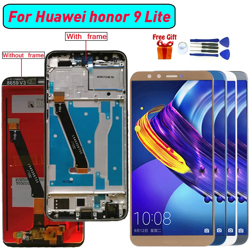 Сменный ЖК экран для Huawei Honor 9 Lite модуль дисплея Youth AL00/AL10/TL10|Экраны мобильных