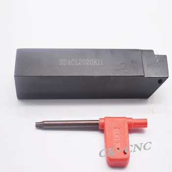 

SDACL2020K11 20*20*125mm 55degreeCNC Lathe External Cutting Tool Left Holder For DC**11T3 inserts