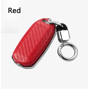 

Auto Accessories Zinc Alloy Car Key Cover Case for Ford Carbon Fiber Key Protective Case Car Styling