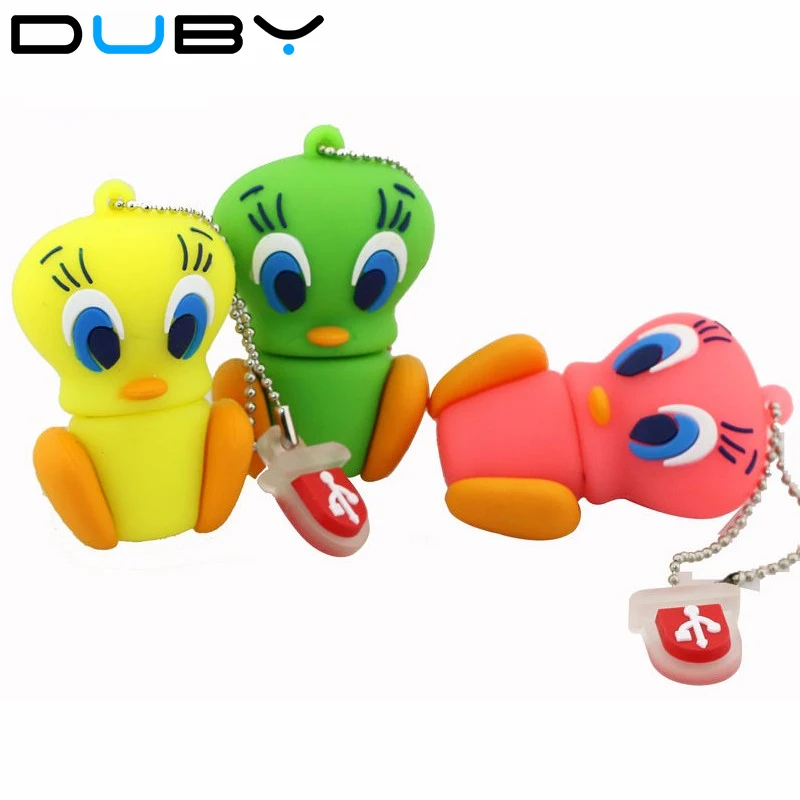 

Animal Daffy Duck Bugs Bunny Crow Lion cat pendrive64GB 32GB 16GB 8GB 4GB 128M USB Flash Drive U Disk cartoon Memory Stick Gift