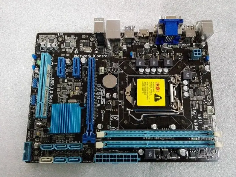 original motherboard for ASUS B75M A LGA1155 DDR3 for I3 I5 I7 22/32nm
