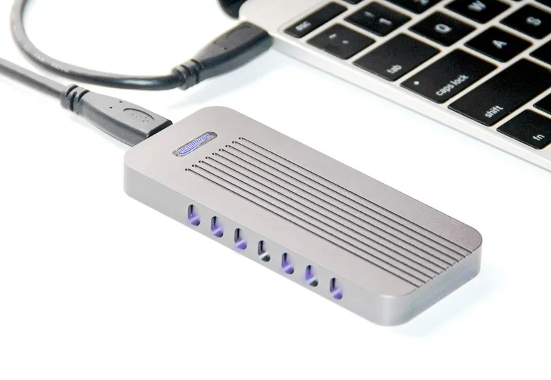 ˷̴  M.2  10Gbps USB 3.1 Ÿ C NVMe PCIe 3.0 SSD Ŭ ̽, M Ű NGFF USB3.1 HDD ڽ c-c ̺ 