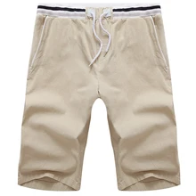 Мужские летние шорты большого размера 10xl повседневные льняные рубашки мужской Эластичный шнурок мужские шорты короткие брюки 150 кг