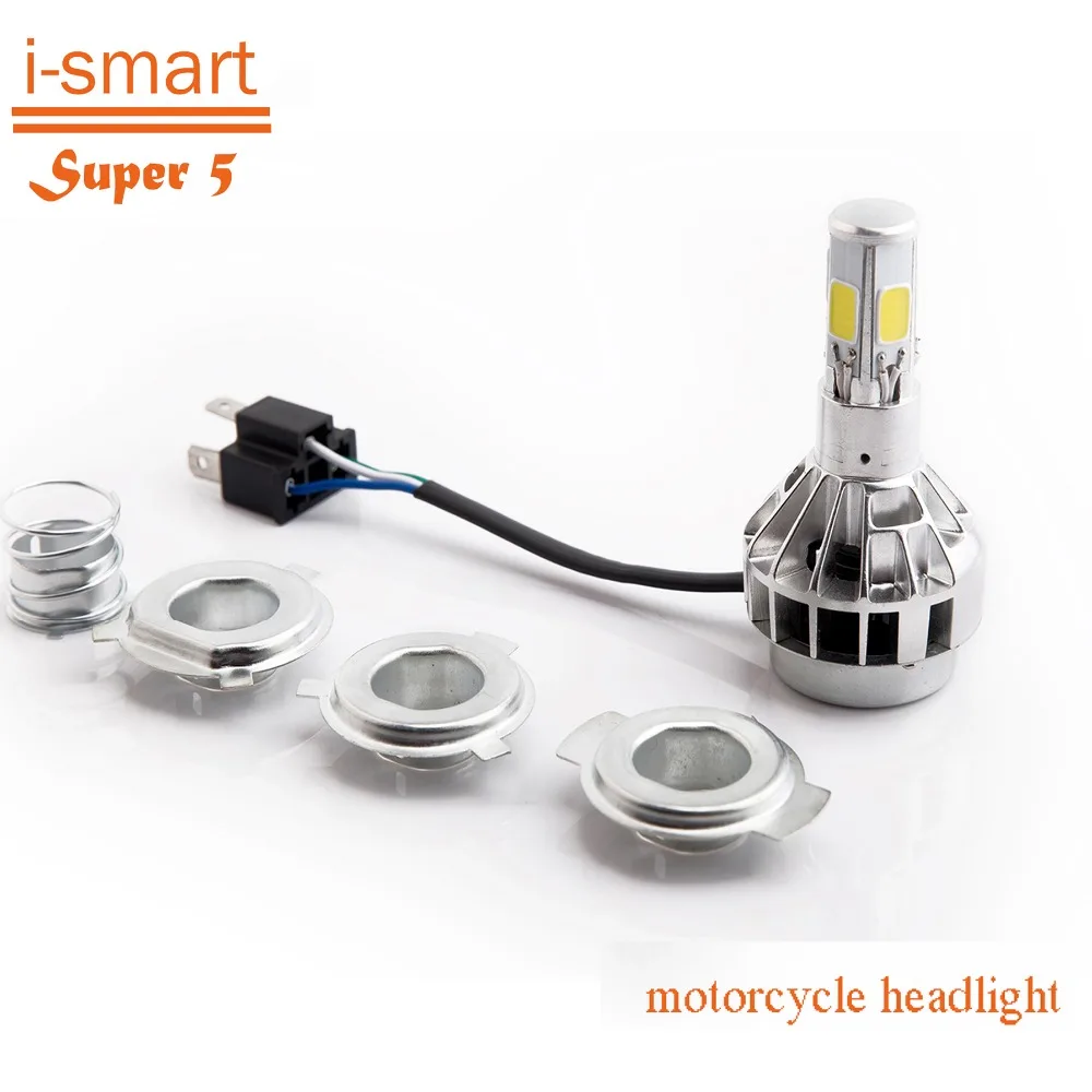 LED motorcycle headlight H4 motorbike light BA20D flasher motos fog lights for ktm exc cafe racer harley motorcycle accessories