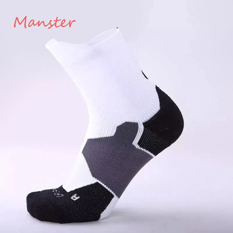 Высококачественные повседневные мужские носки в деловом стиле для мужчин, хлопковые фирменные носки для осени и зимы, черные и белые носки, носки James Curry Kobe Durant