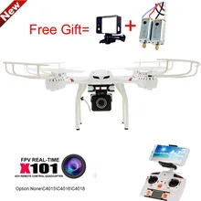 MJX X101 Professional Drones BIG Quadcopter wifi FPV Gimbal can Add C4015/C4018/C4016 720P HD Camera Real Time Camera Remote Con