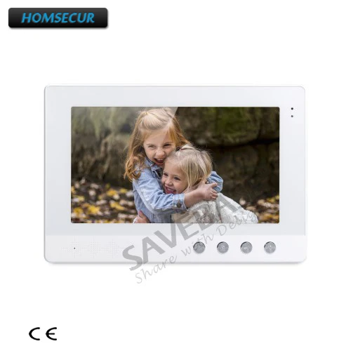 

HOMSECUR Color Indoor Monitor 10.1 " XM101-W for Video Door Phone Intercom System