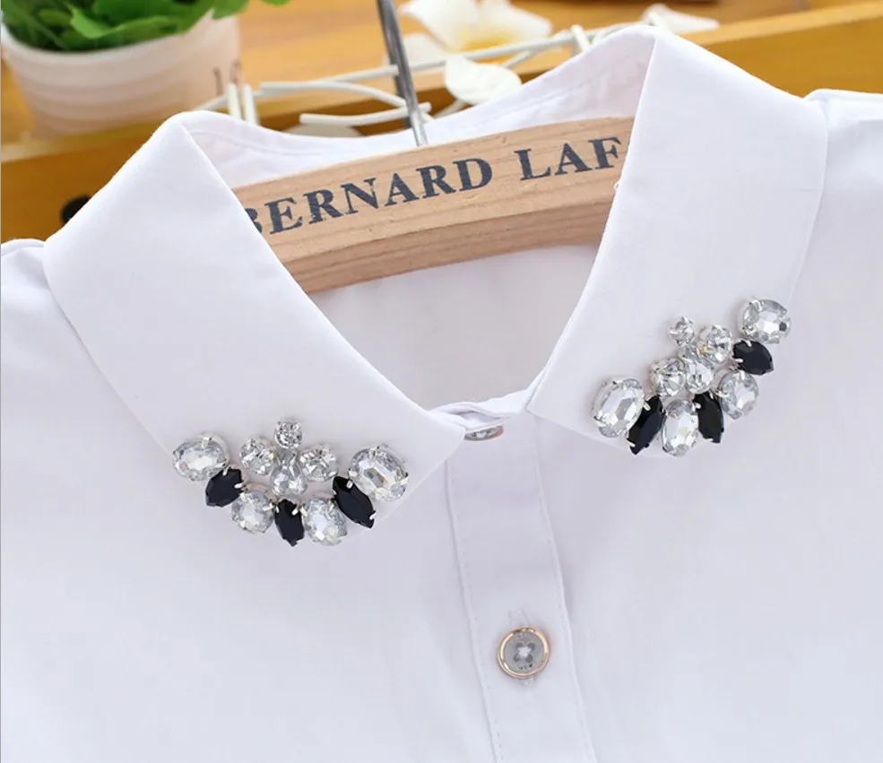 New Shirt Ladies Decorated Decoration Cute Pure White Shirt Fake