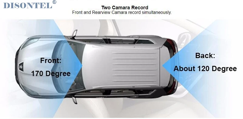 Для Ford Mondeo высокая конфигурация автомобильный wifi DVR видео рекордер dash cam держать автомобиль стиль двойной объектив опционально