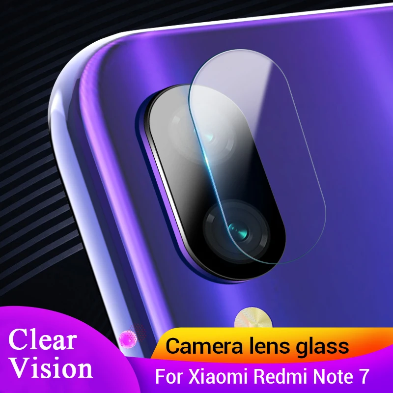 

Lens Protective glass on for xiaomi redmi note 7 note7 xiomi siaomi red mi tempered glas screen protector display armor sheet