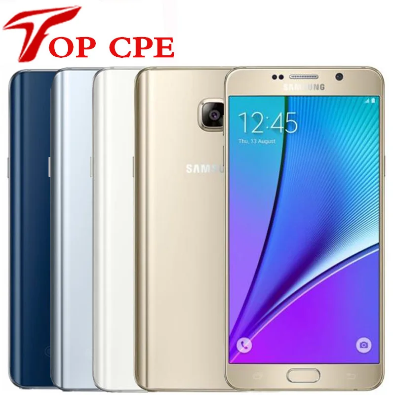 

Original Unlocked Samsung Galaxy Note 5 N920A N920P 4G LTE Mobile phone 16MP 5.7'' 4GB RAM 32GB ROM Octa-core WIFI Smartphone