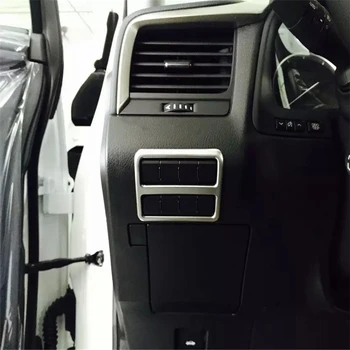 

WELKINRY car auto cover For Lexus RX 2016 2017 2018 ABS chrome console front head lamp light adjustment switch button knob trim