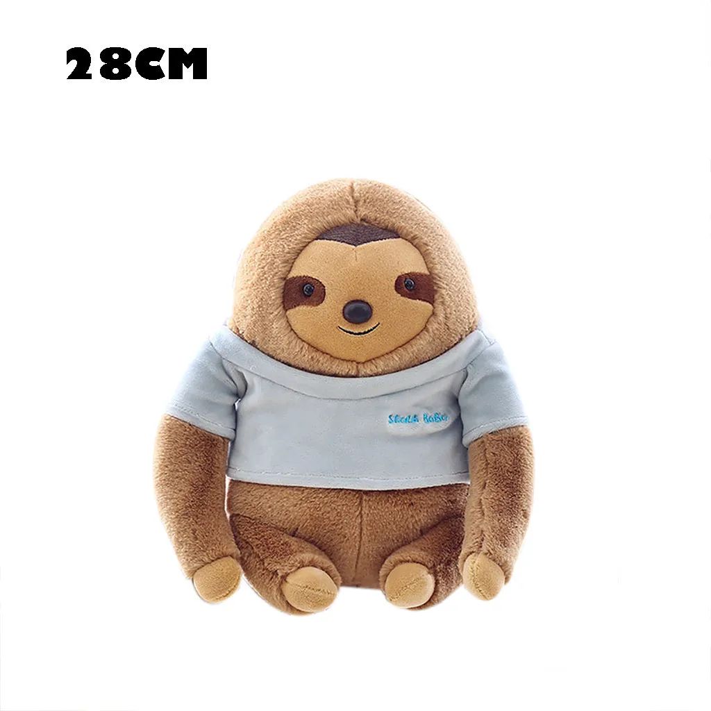 

CHAMSGEND Blue Cartoon Plush Toys Kawaii Sloth soft Dolls Children Baby Animal Kid Cute Dec14