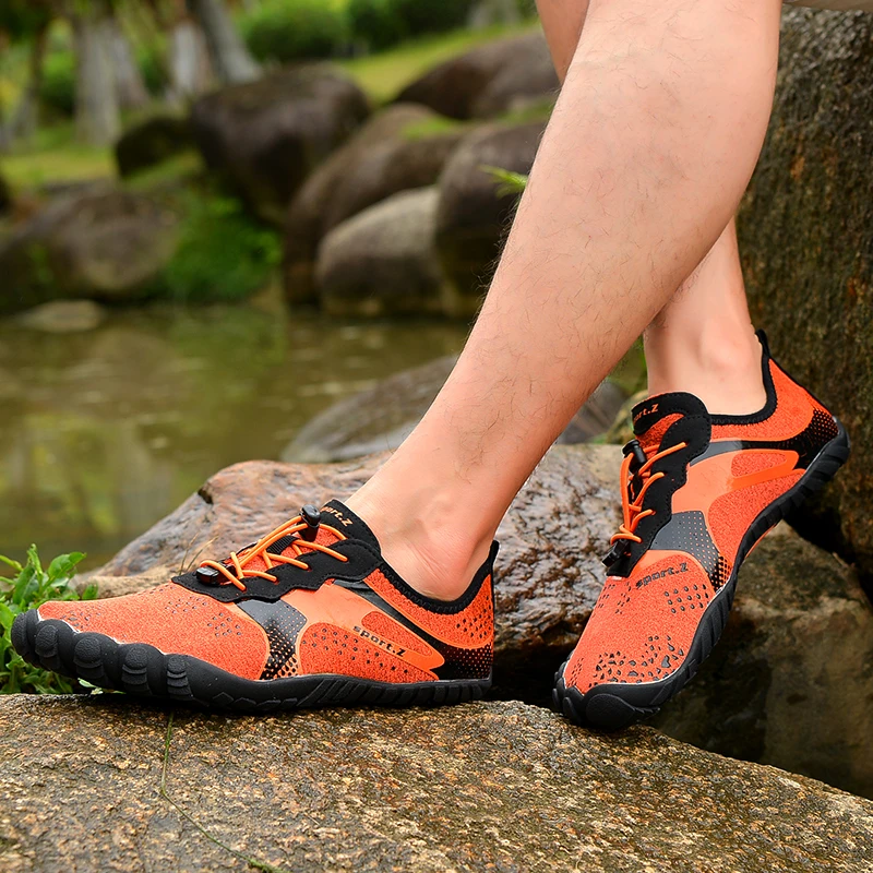 Женская и мужская водонепроницаемая Спортивная обувь; босиком; обувь с пятью пальцами; летняя водонепроницаемая обувь; носки для плавания и дайвинга; Aqua Shoe Masculino
