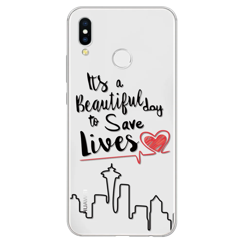 Ты мой человек GREYS Anatomy Coque чехол для телефона для huawei P Smart Z плюс P30 P20 Pro P10 P8 P9 Lite Coque мягкий чехол - Цвет: 0lglives