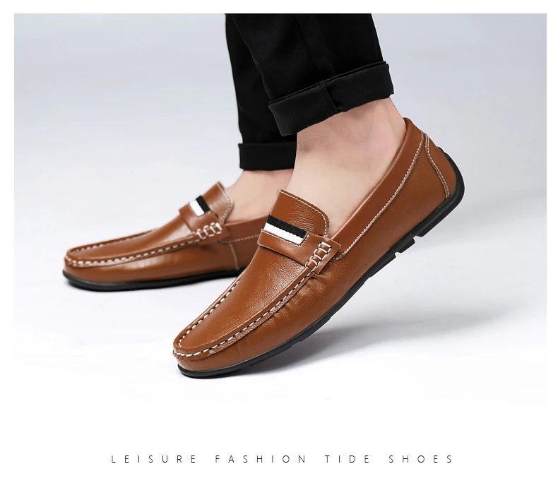 Мужская обувь; удобная повседневная обувь из натуральной кожи; стильные Мягкие Мокасины; лоферы; Мужская обувь высокого качества на шнуровке; zapatos hombre