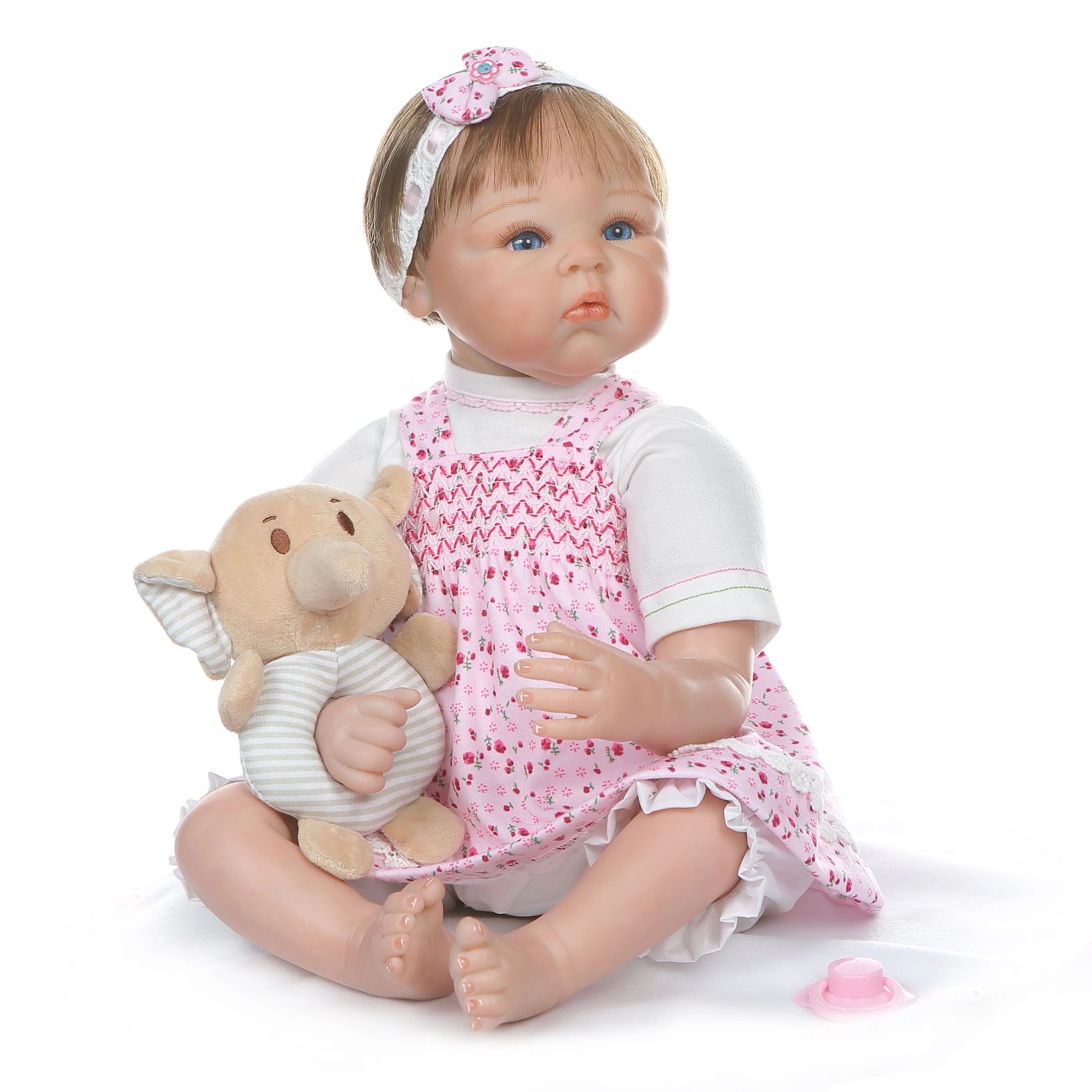 NPK 55 см От 0 до 3 месяцев настоящий ребенок bebe realitic reborn Реалистичная кукла младенец