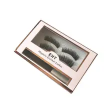 Натуральные накладные ресницы на магнитах с магнитами ручной работы 3D Магнитные ресницы Накладные Магнит для ресниц ресницы подводка для глаз набор