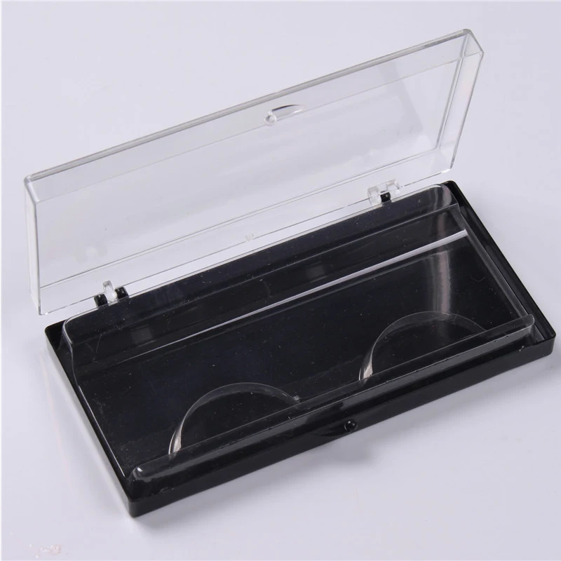 

10Sets/Lot Big Size Cases for Strip Eyelashes Professional for Mink Lashes Rectangle Lash Cases Reuseable Plastic Lash Storage