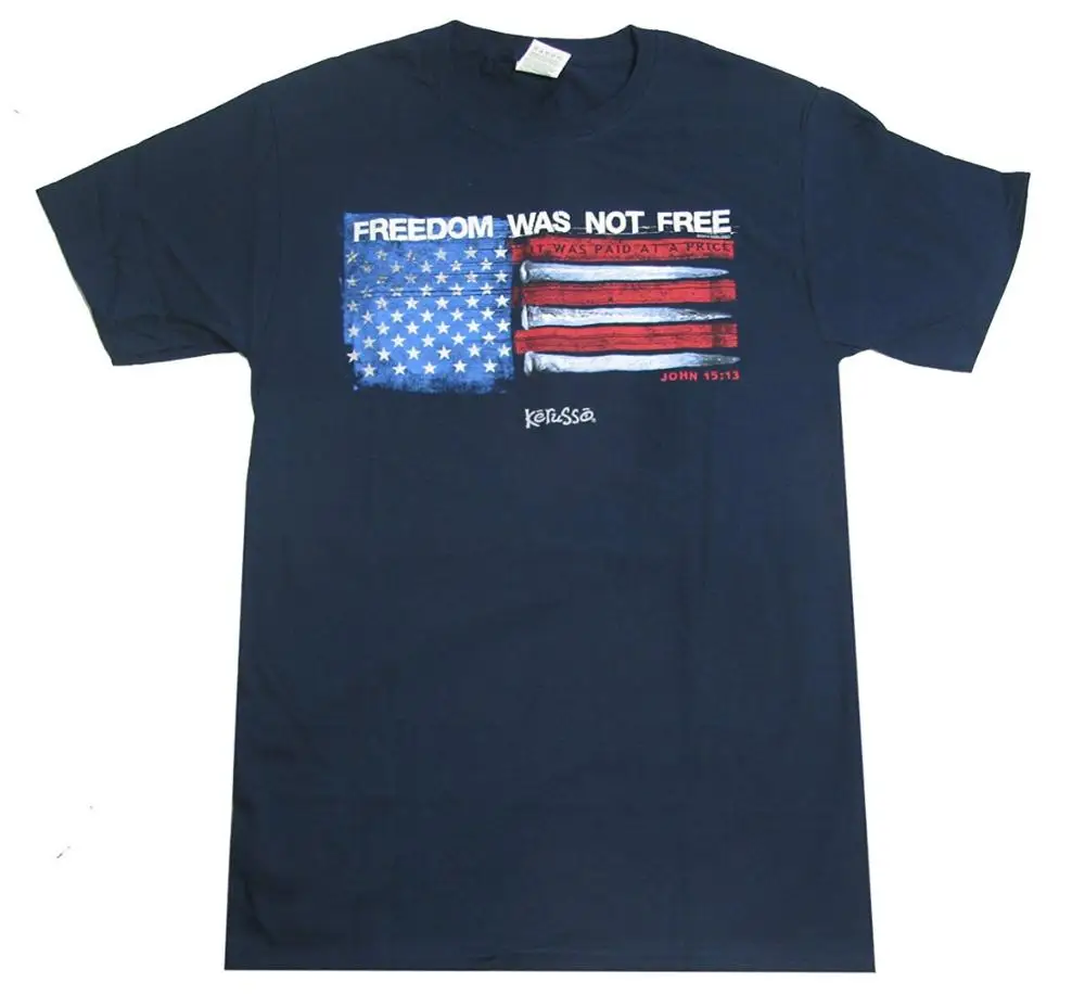 Мужская футболка Kerusso FCS Freedom Was Not Free для взрослых с коротким рукавом Футболка