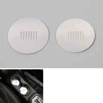 

BBQ@FUKA 4pcs ABS 4Doors Cup Mat Fashionable Style Cup Pad Drink Coasters Stickers Fit For Jeep Wrangler 2011-2016 Car-Styling