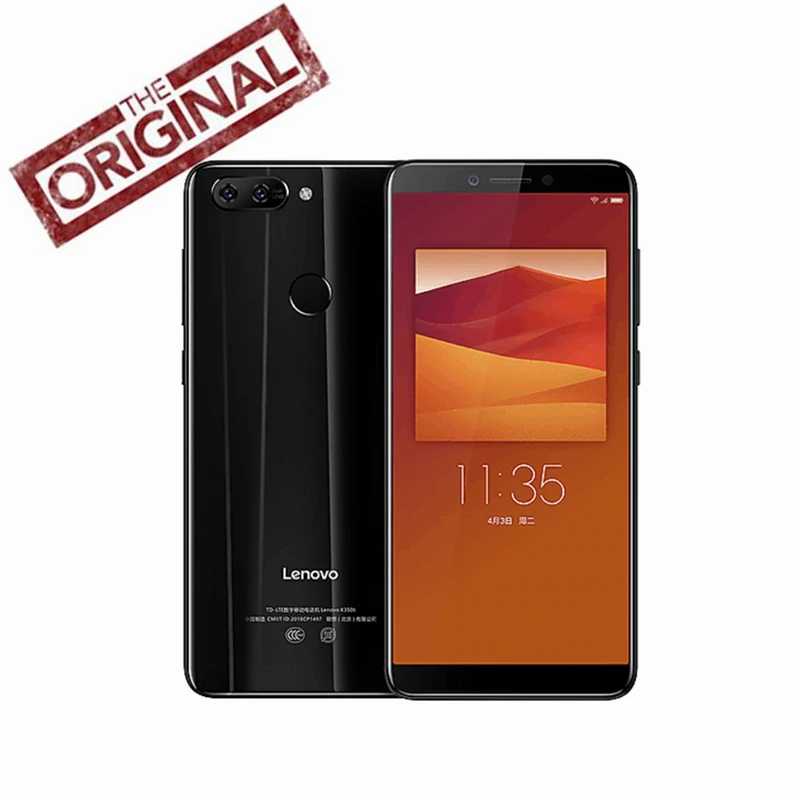 

Lenovo K5 K350t Mobile Phone 3GB RAM 32GB ROM MT6750 Octa-core Smartphone 5.7'' HD+ 18:9 Display Dual Rear Camera 13MP 5MP