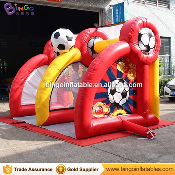 

2018 4X2.5X2.5 meters Inflatable Football Gate outdoor shooting games, inflatable soccer carnival game -Free Shipping -toys