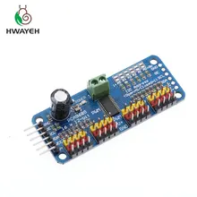 16-канальный видеорегистратор 12-битная ШИМ/Servo Driver-I2C интерфейс PCA9685 модуль для arduino или Raspberry pi щит модуль servo Щит