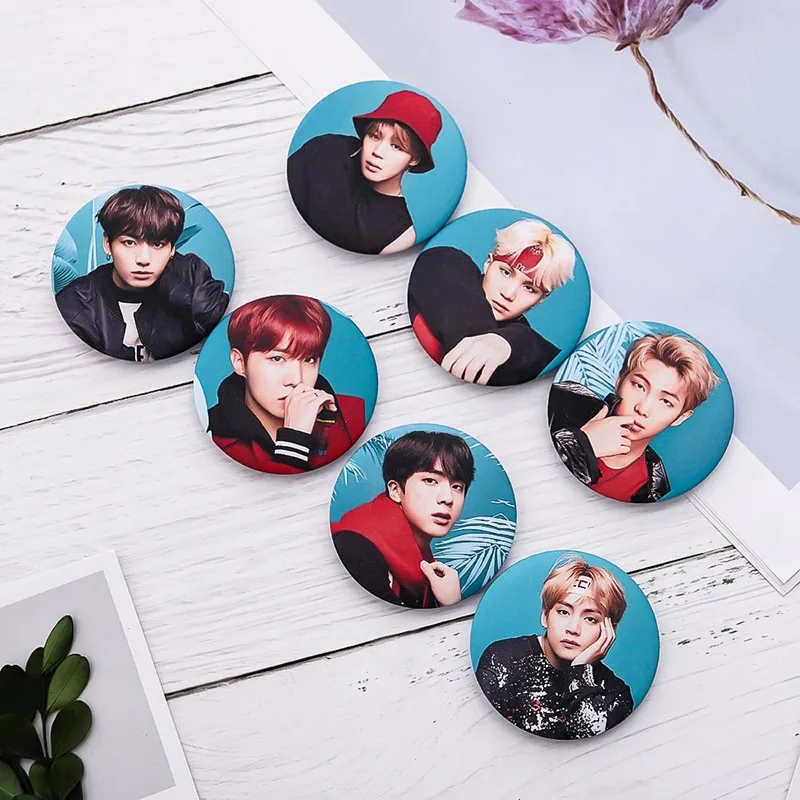 BTS Bangtan Boys New Logo Album Brooch Pin Badge Accessories For