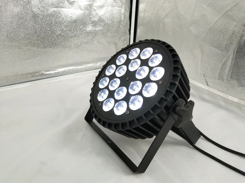 Liga de Alumínio Dmx512 para Discos de Música Luz do Estágio 18x18 w 4in1 5in1 6in1 Rgbwa uv Levou Par Efeito Palco Discoteca Lâmpada 10 discotecas música palco efeito discoteca lâmpada luz palco