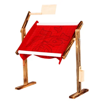 

Adjustable Solid Wood Cross Stitch Rack Wooden Stand Desktop Cross Stitch Embroidery Frame Chinese Cross Stitch Tool