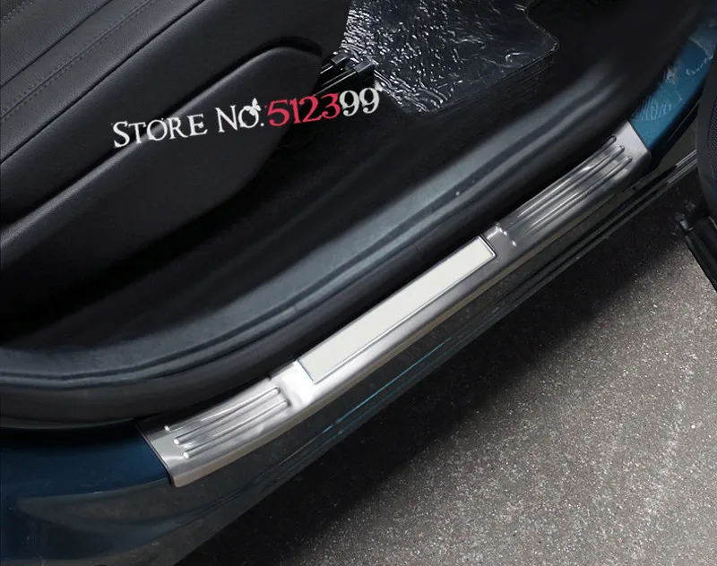 Автомобильный Стайлинг 4 шт. наружный порог из нержавеющей стали Накладка порога Защитная Накладка для peugeot 5008 GT