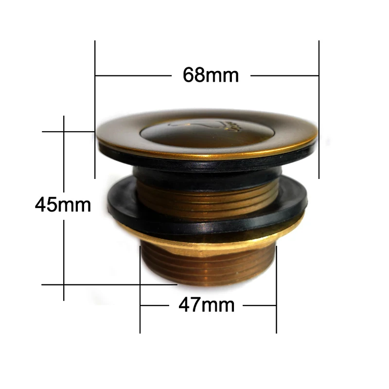 Античная бронза латунь Ванная комната Ванна всплывающие стоки для ванной душ бассейна домашний слив раковины