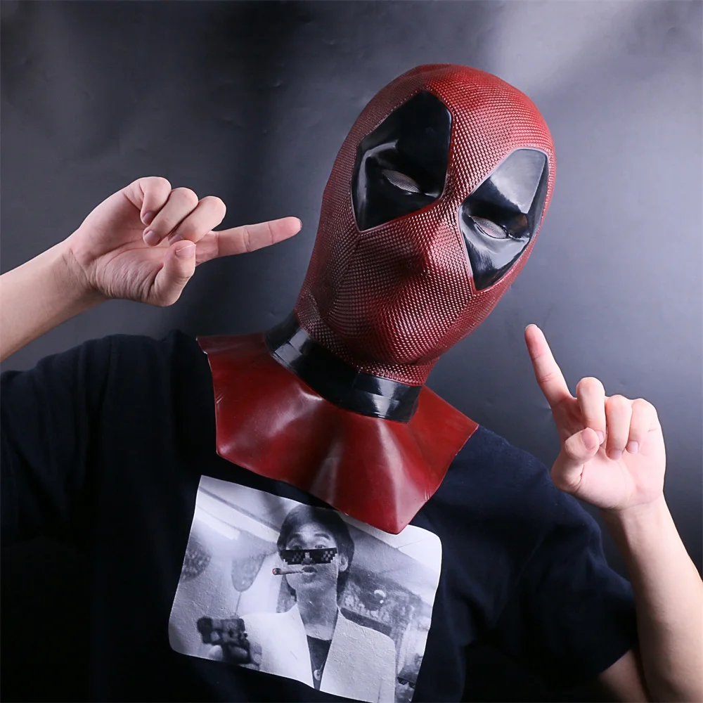 Deadpool 2 Masks Cosplay Costume Props Superhero Movie Full Face Halloween Mask (15)