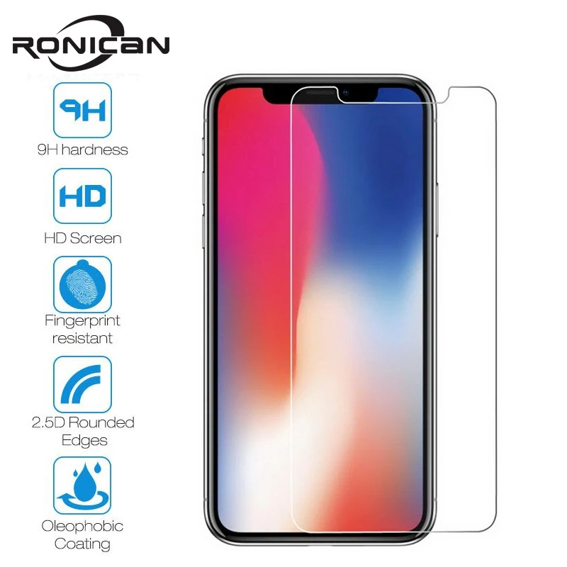 Закаленное стекло для iPhone XR 9 XS MAX 4 4S 5 5S SE Защитная пленка экрана 6 6s 7 8 Plus |