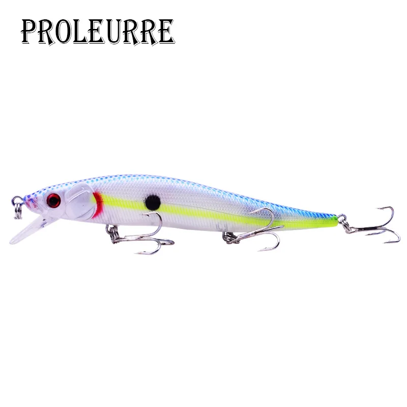 Proleurre 14g 115mm Señuelos de Pesca japonesa cebo duro Artificial flotante Pike Pesca accesorios caja Minnow Pesca señuelo Proleurre 14g 115mm Señuelos de Pesca japonesa cebo duro Artificial flotante Pike Pesca accesorios caja Minnow Pesca señuelo