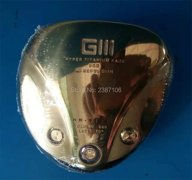 Best price at $238 Cheap Titanium GIII gold HR-712S golf driver head 2016 wood iron putter wedge
