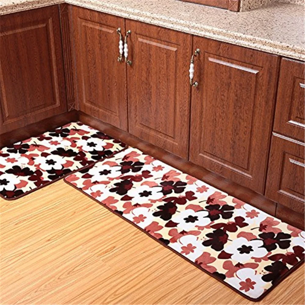 2 шт. 50x80 см + 50x120 коралловый флис пены памяти ванная комната ковер моющийся