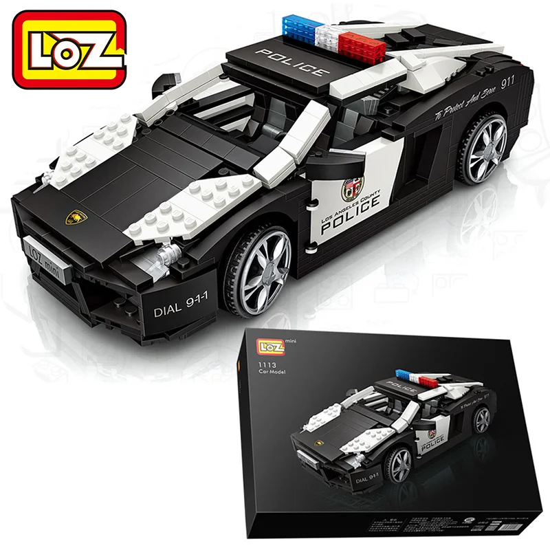 LOZ Mini Blocks Vehicle Car Model Bricks Building Blocks Racing Car Sale Ice Cream Hotdog LOZ 3