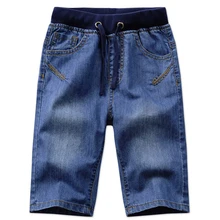Лето, новые джинсы для мальчиков, детские шорты