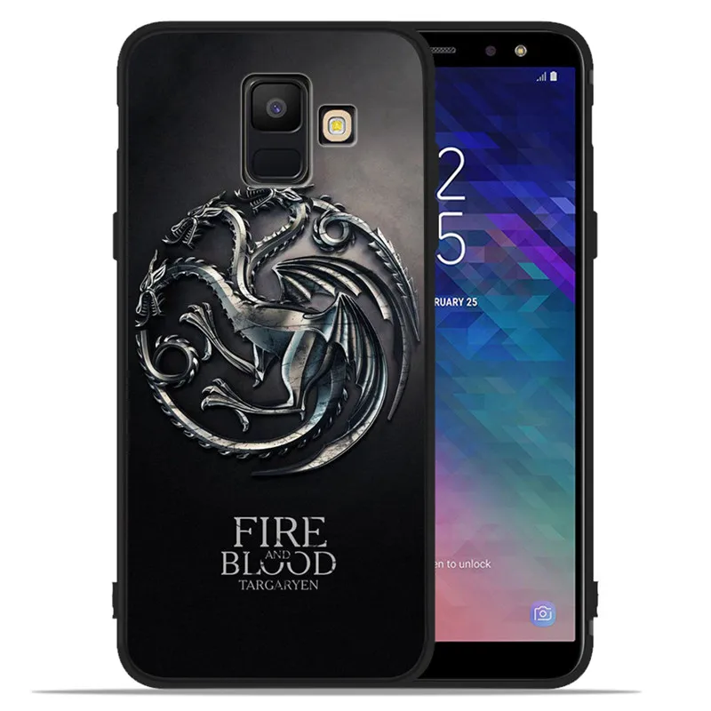 Игра престолов Daenerys Дракон Джон для samsung Galaxy A9 A8 A7 A6 A5 A3 J3 J4 J5 J6 J8 плюс чехол для телефона чехол Coque Etui мягкий - Цвет: H1390