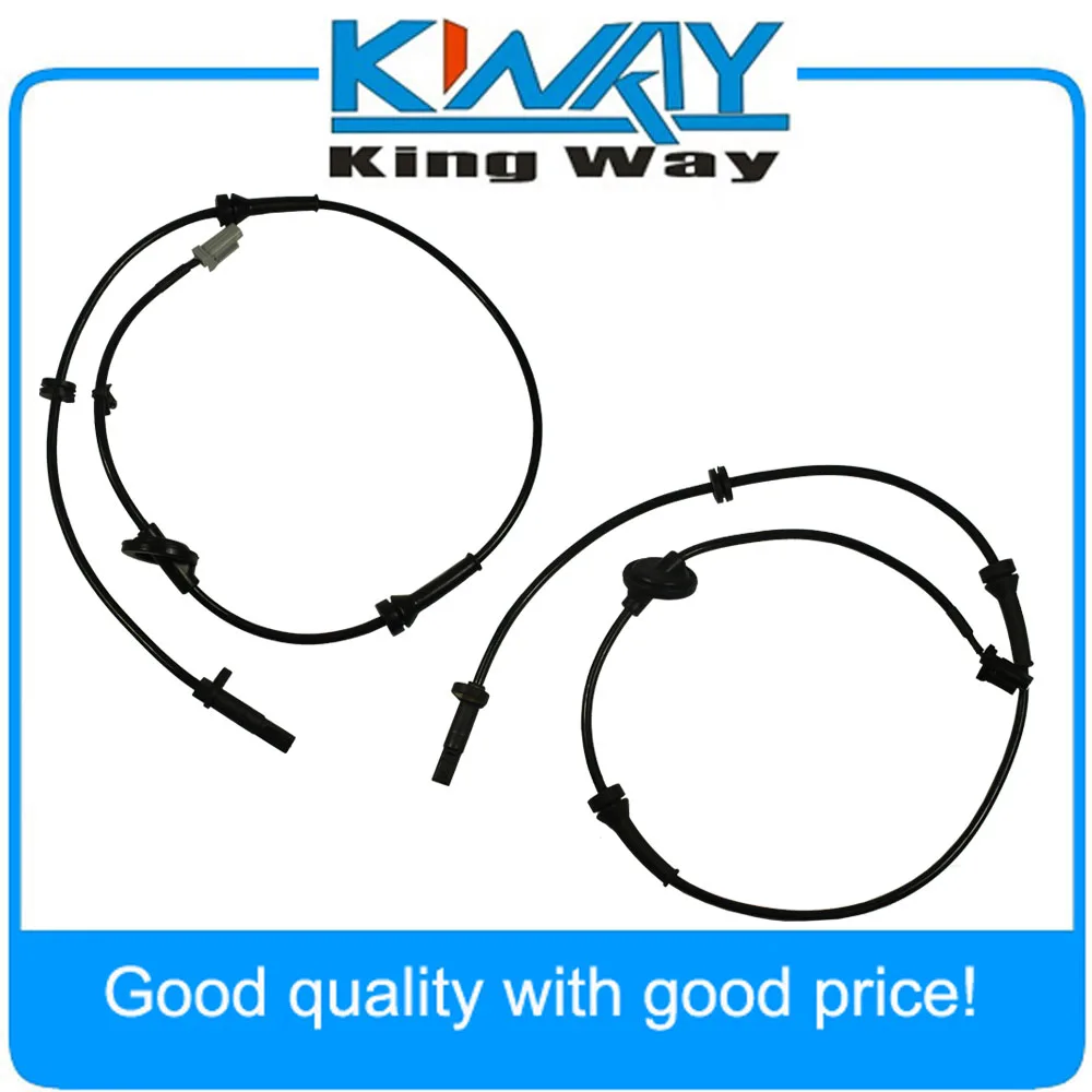 2pcs Front Left + Right ABS Wheel Speed Sensor Fit For Nissan Murano 3