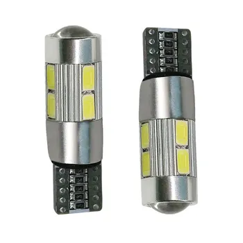 

10pcs T10 10 SMD 5630 LED Projector Lens Clearance Lights W5W 501 10SMD LED Car Marker Lamp Parking Bulb