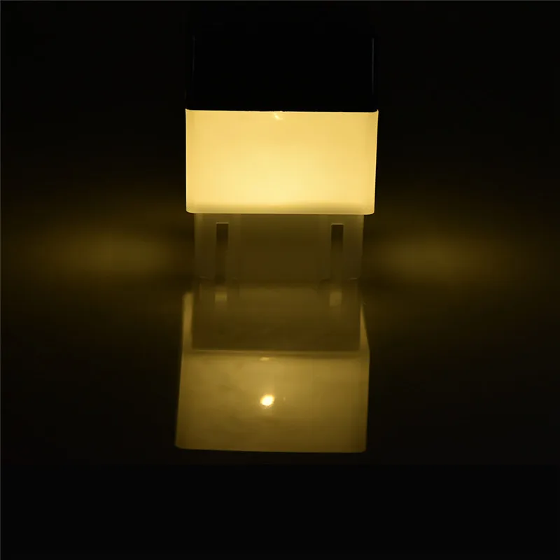 New Arrivals Solar Light Outdoor Fashion Square Solar Wall Light Garden Lights Fence Lamp Camping Lamp Bar Table Lamp